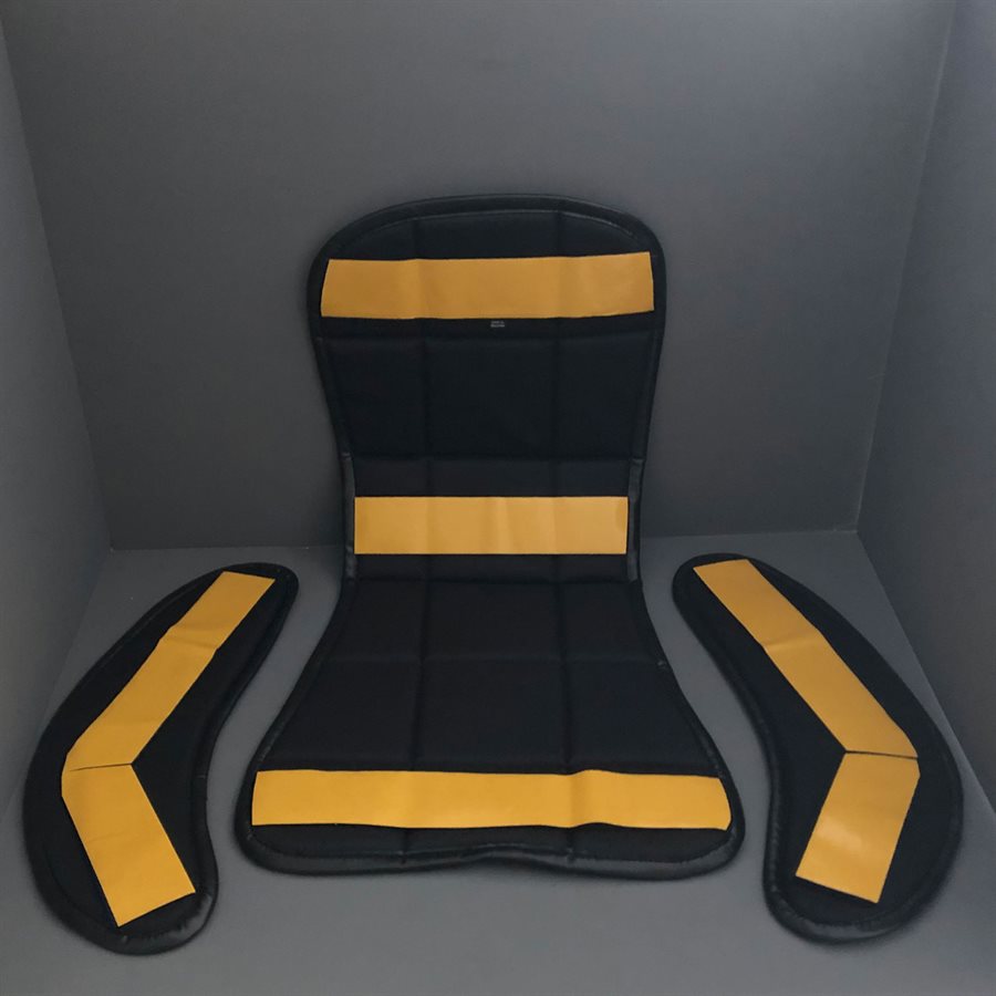 Kart Racewear 3 pc. Seat Pad Set (black)
